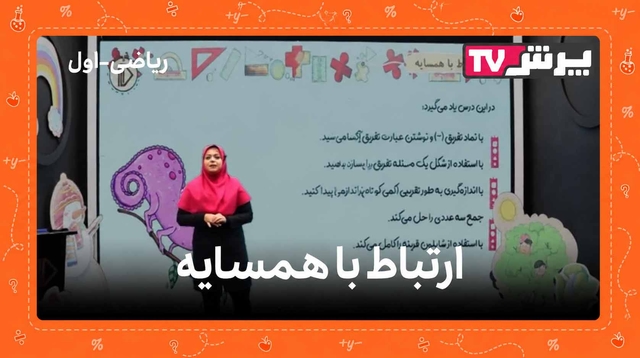 تفریق، جمع سهعددی و قرینه ریاضی اول دبستان